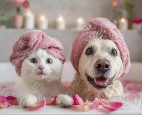 Tắm vệ sinh cho thú cưng tại Bến Tre