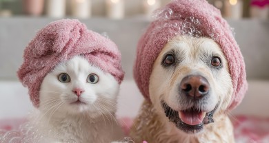Tắm vệ sinh cho thú cưng tại Bến Tre